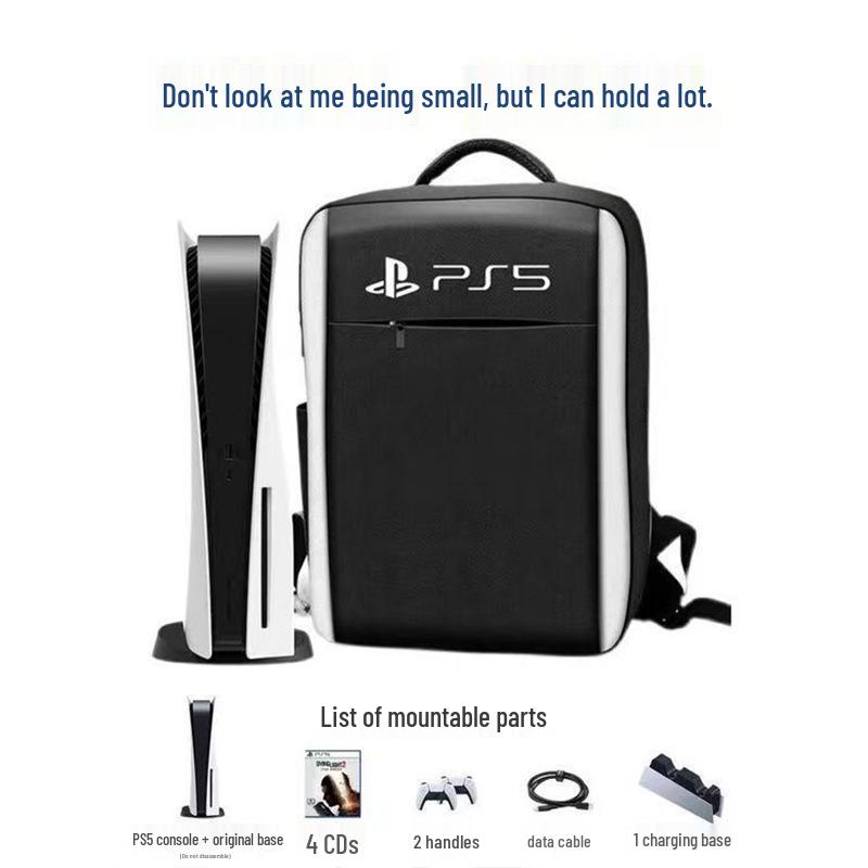 Рюкзак для хранения консоли PS5 Slim: Мужской портативный органайзер для контроллеров и аксессуаров
