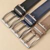 Мужской ремень с пряжкой, легкий ремень с пряжкой на каждый день, кожаный ремень