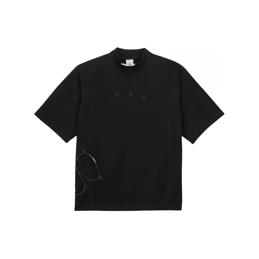 Nike Топ Off-White с короткими рукавами из X-серии (Азия) Черная уличная одежда унисекс DV4454-010