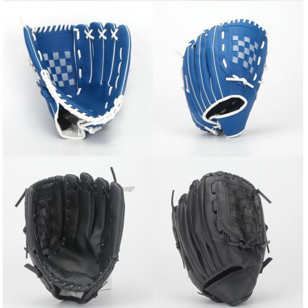 PU Leather Baseball Glove 3 Color Fielding Gloves Flexible Softball Mitt Glove Adult