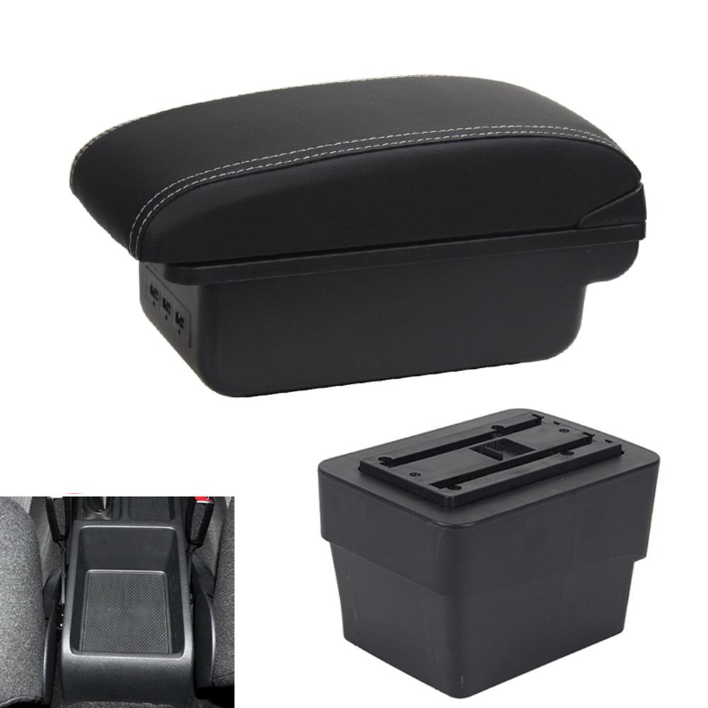 Подлокотник для Skoda Octavia Mk3 A7 2014-2017, автомобильный подлокотник, модернизированные детали, аксессуары для хранения USB