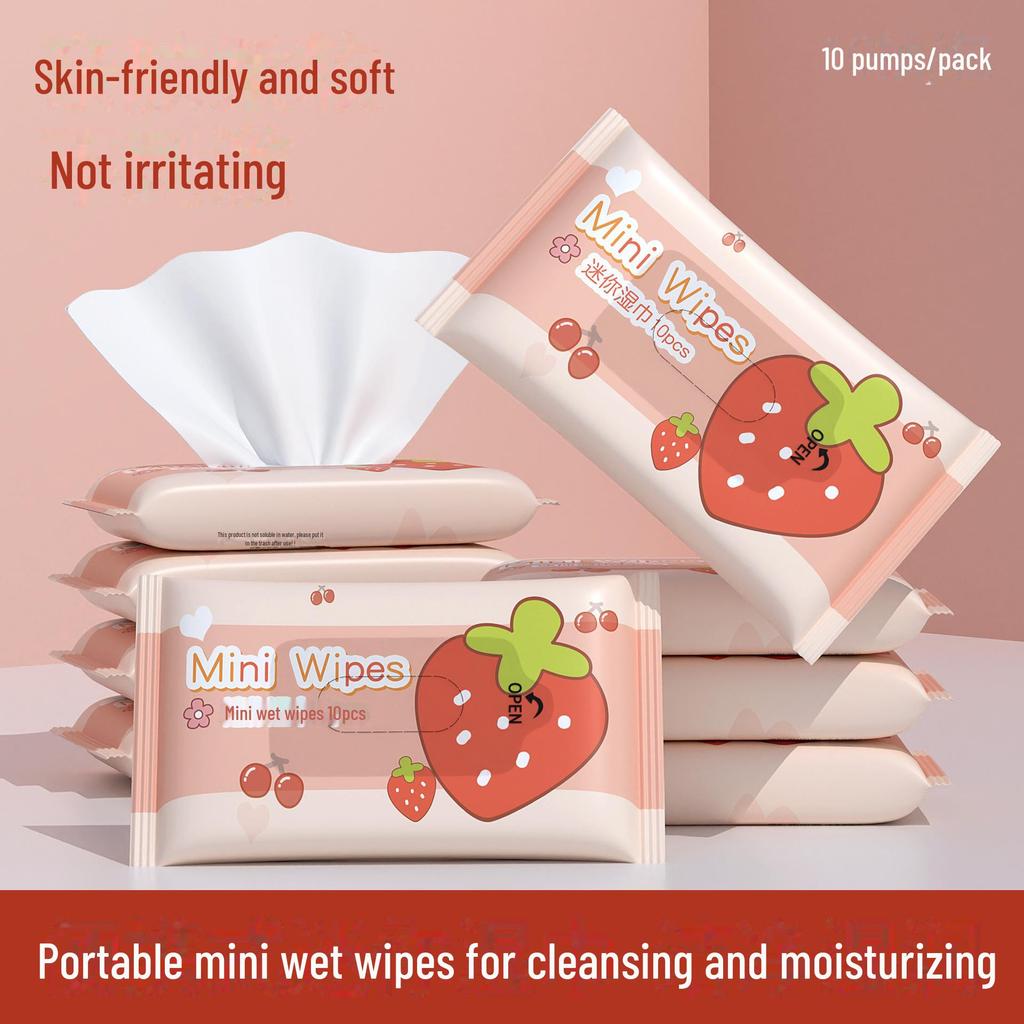 Infant Hand & Mouth Cotton Soft Wet Wipes - Gentle Clean for Baby