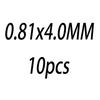 10 шт. 0,5/0,64/0,76/0,81 мм 14K позолоченные разомкнутые соединительные колечки 14K позолоченные разъемные кольца для изготовления брелоков и браслетов, фурнитура для бижутерии