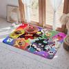 Cartoon A Anpanman Floor Mat Eco  Flannel Doormat Non Slip Odorless Indoor Floor Rug Soft Short Plush Home Mat
