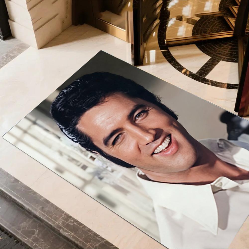 Elvis Presley's Iconic Pose Carpet Design for Decorate room Kitchen Foyer Dining Room Antislip Carpet Office home decor