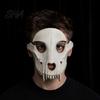 Realistic Sheep Skull Masque Halloween Head Masque, Full Face Cosplay Accessory, Spooky Scary Animal for Masquerade Party 3D