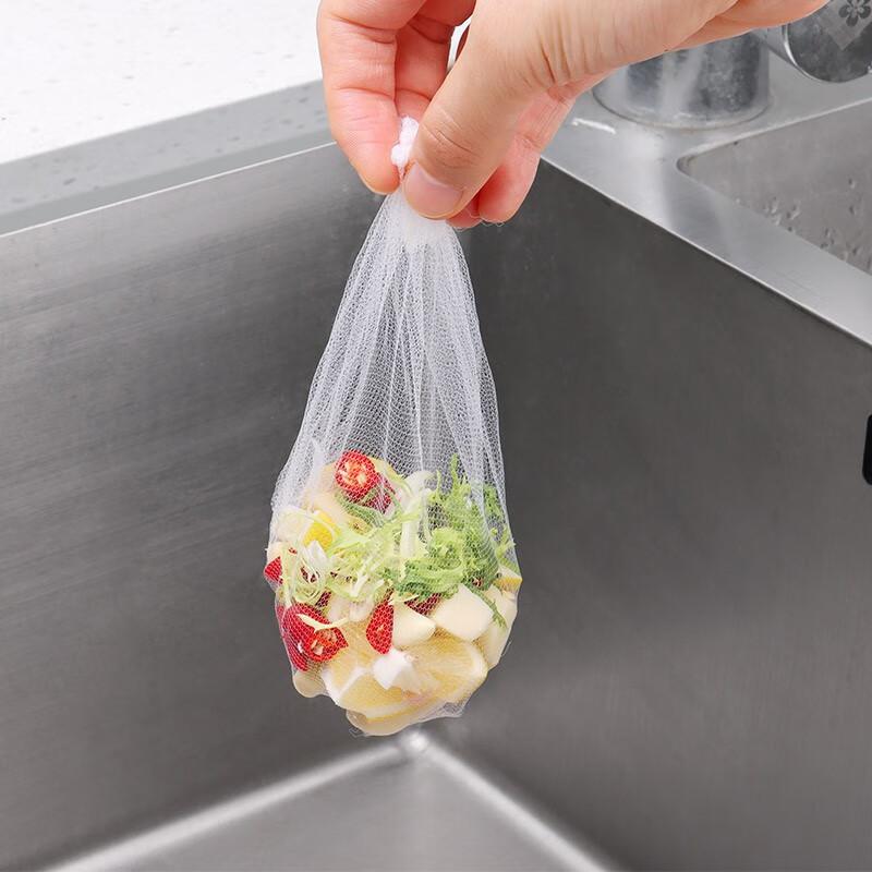 Baijie Kitchen Sink Strainer Disposable Drain Filter Mesh for Sink And Dishwashing Basin, Garbage Catcher, 300 Pieces