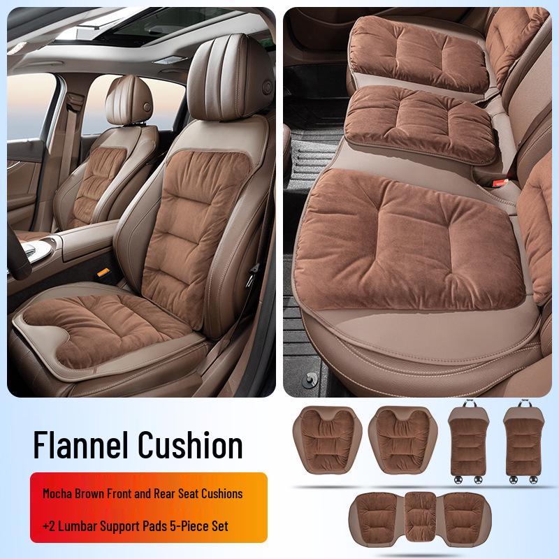 Mazda CX3/CX4/CX5/Atenza Car Seat Cushion with Flannel Lumbar Support