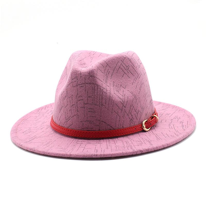 Уличный снимок Шерстяная Британская Ретро Джазовая Шляпа, Мужская и Женская Шляпа-цилиндр с широкими полями, Фетровая Шляпа Универсальная