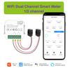 Tuya Wifi Intelligent Energy Meter Solar PV System Power Production Consumption Bidirectional Monitoring Meter APP Control CT