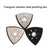 Multipurpose Precise 6 Hole Triangular Sanding Pad Plate 93mm Metal Core Design Suitable For Extended Tool Compatibility