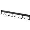 Tower Kitchen Tool Hooks, 10-Piece Set, Black, W55 X D3 X H6cm, 1744