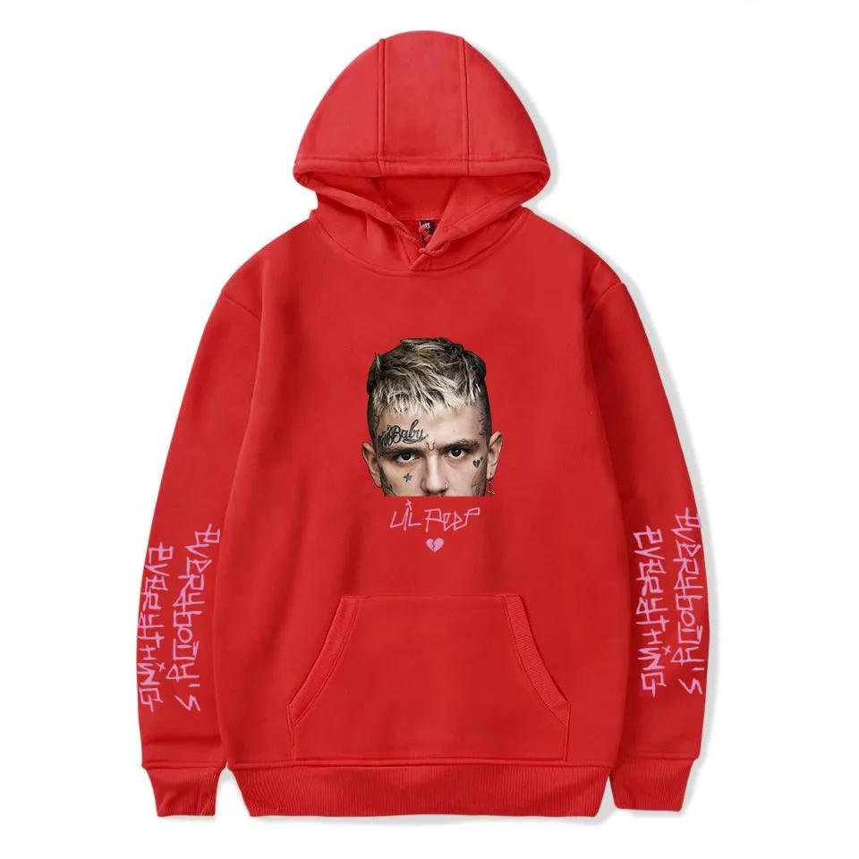 Худи Lil Peep Свитшот Мода Хип-Хоп Винтажное Женское Худи Осень Унисекс Худи Харадзюку Уличная Мода Мужское Худи