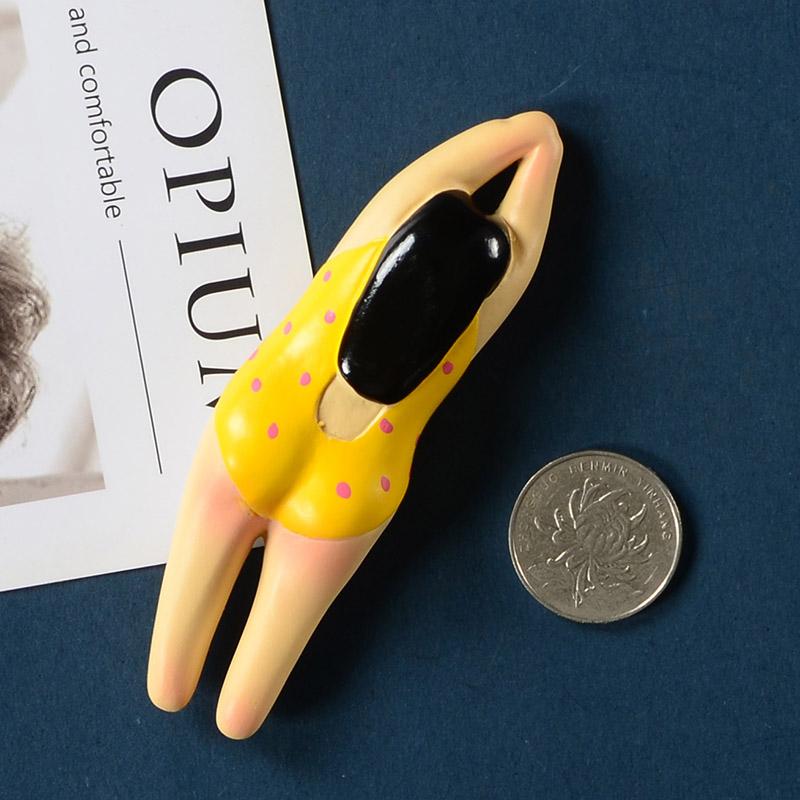 Cartoon European Jesus Van Gogh Mona Lisa Yoga Charming Legs 3D Resin Magnet Fridge Magnets Room Decoration Refrigerator Sticker