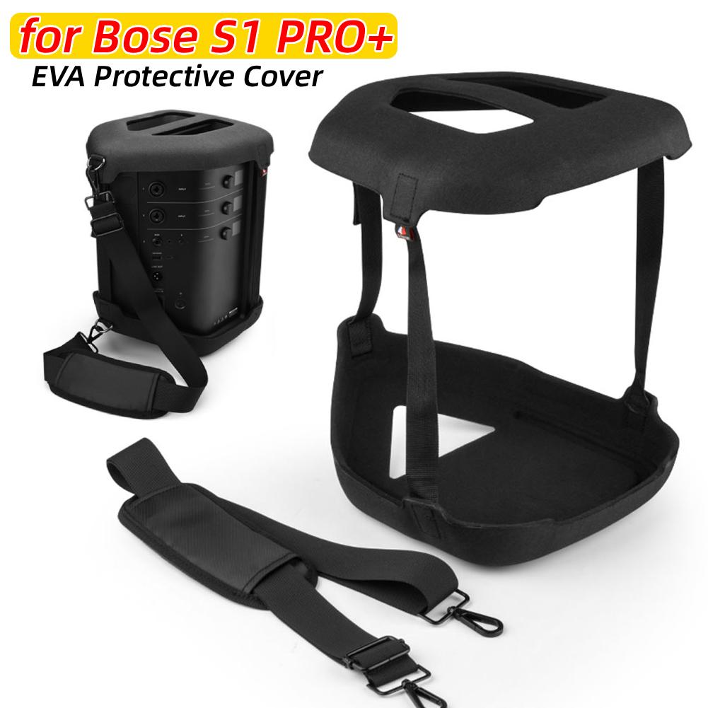 Carrying Case EVA Travel Bag with Shoulder Strap Speaker Case Speaker Cover for Bose S1 PRO+ Portable BT Speaker