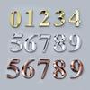 1PC Address Plaque House Address Plate Sticker Door Number Mailbox Sign 3D Self Adhesive 7cm