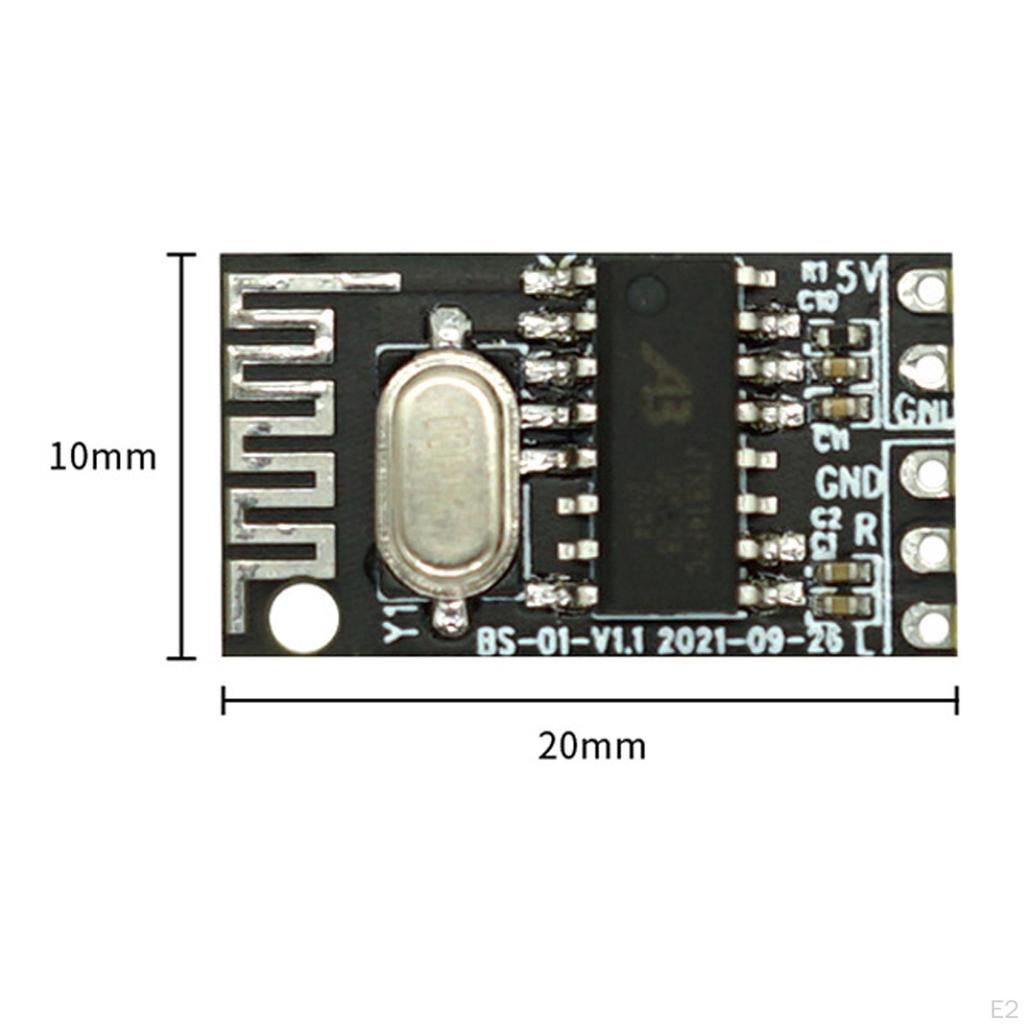 Плата аудиоприемника 5.0, модуль Bluetooth без проводов, портативный 3,7 В-5 В MP3-декодер Jq-m001 для