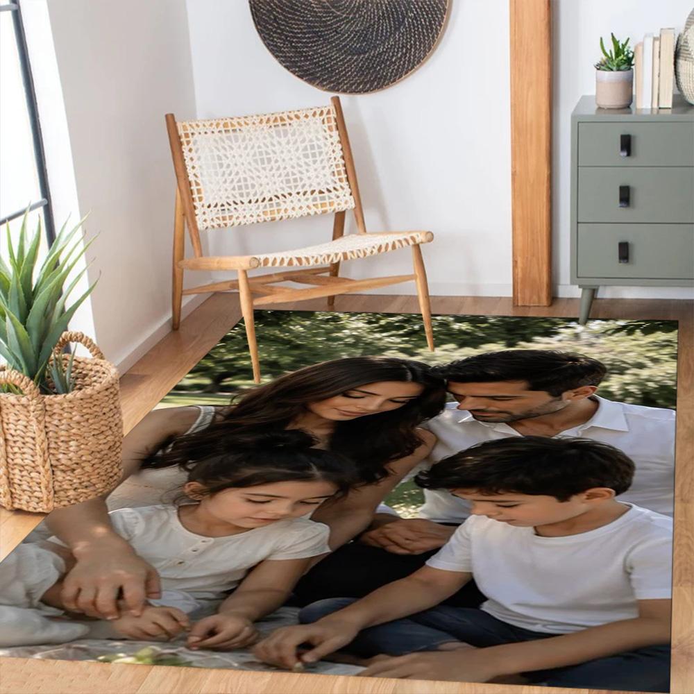 Customize Photos Customized image Floor Mat Perfect for Balcony Dining Room Study room Game Room Anti-slip Rug Decorate Offices Birthday/Christmas Gif