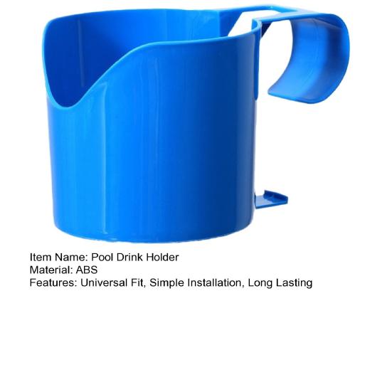 Подставка для напитков для бассейна Полая конструкция Штабелируемая Универсальная Простая установка Подставка для напитков на бортик бассейна Подставка для банок у бассейна