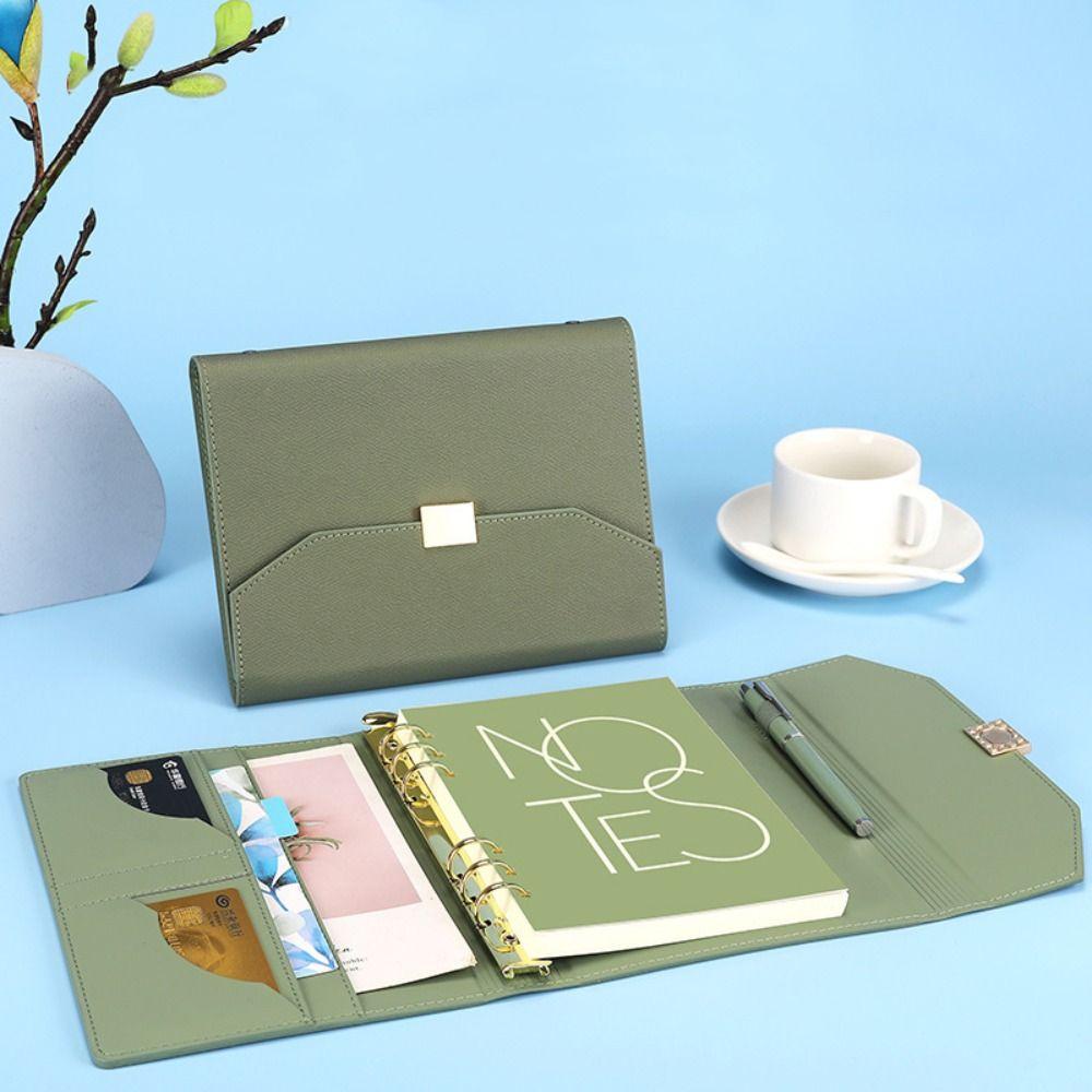 A6/A5 Binder Notebook PU Leather Travel Journal Notebook Premium Refillable Notebook