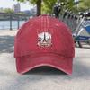 Paris Eiffel Tower Baseball Cap Unisex Lightweight Hook Loop Closure Washed Casual Hat For Beach Fishing Camping Travel