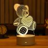 Милые аниме фигурки 3D светодиодный ночник модель игрушки детская кровать декор комнаты подарок на день рождения рождественские подарки для детей