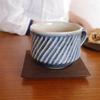 Square coaster, plain, made in Japan from burnt paulownia wood by Kanazawa Paulownia Crafts, Iwamoto Kiyoshi Shoten