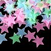 100 шт. 3D звезды светятся в темноте люминесцентные пластиковые наклейки на стену для дома