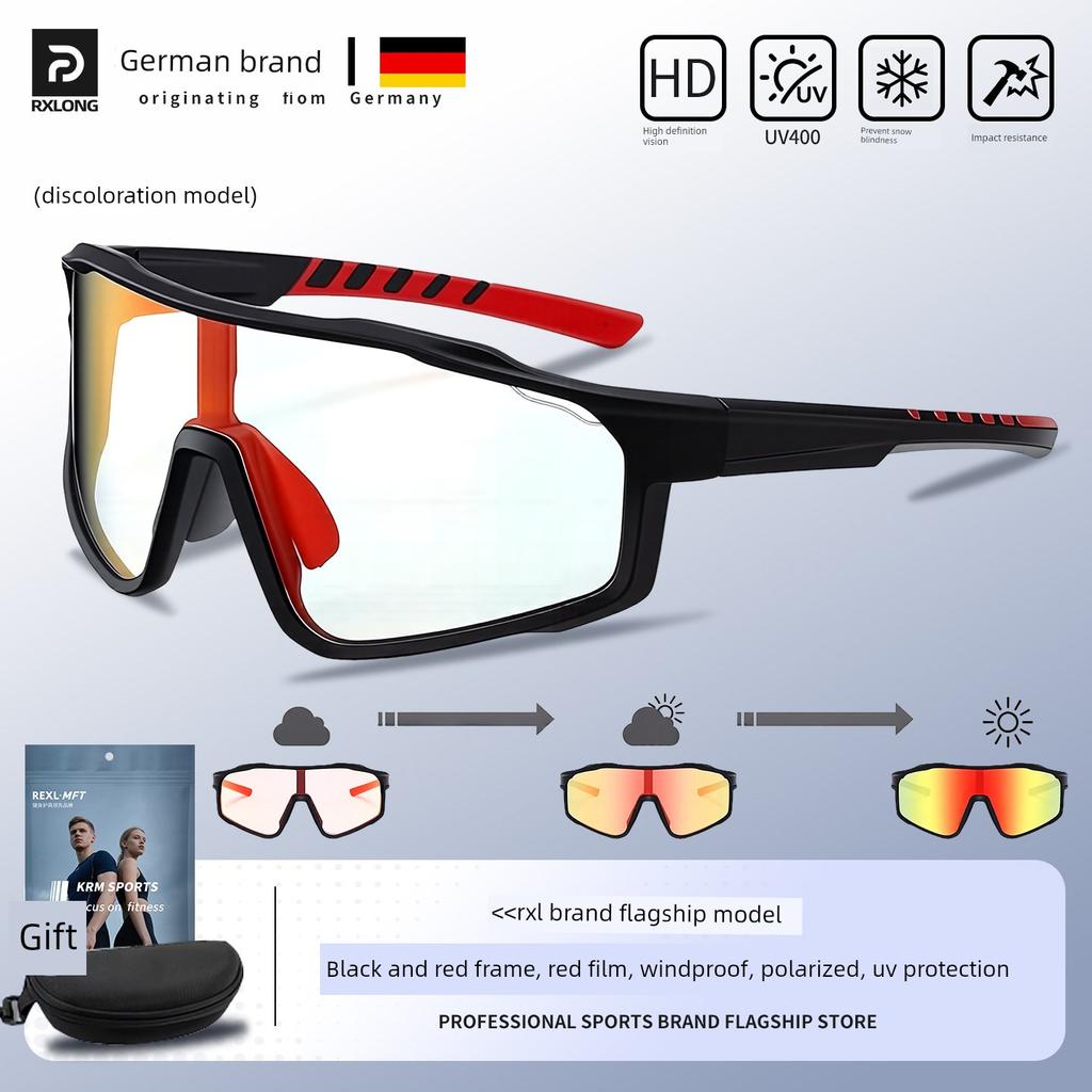 Cycling Windproof Goggles Can Be Worn over Glasses, Men's Cycling Glasses, Adult Sunglasses, Bicycle and Motorcycle, Day and Night Use