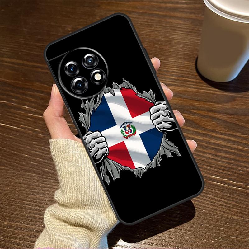 Флаг Доминиканской Республики Для OnePlus 15R 13 12 11 9 Pro 12R 13R 10T 13T Чехол Для OnePlus Nord 5 CE 2 3 4 Lite N20 N30