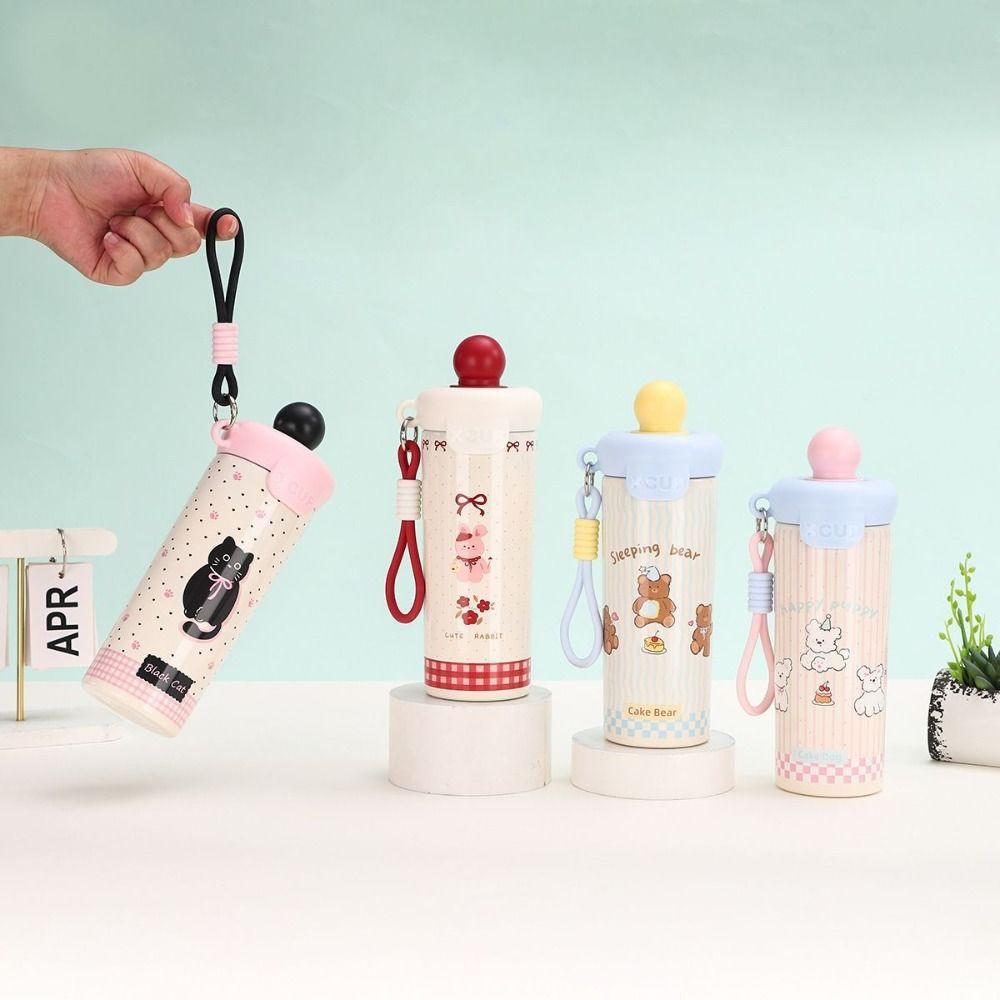 316 Stainless Steel Thermos Bottle 600ml Vacuum Flask Cold Beverages Cups  for Student Children