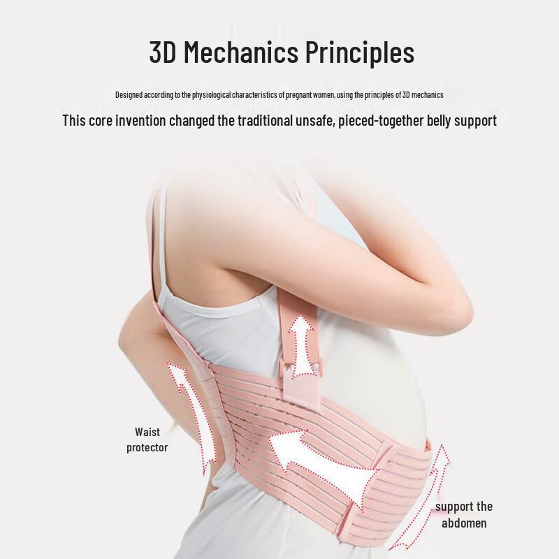 Регулируемый дышащий поддерживающий пояс для беременных Ipoosi