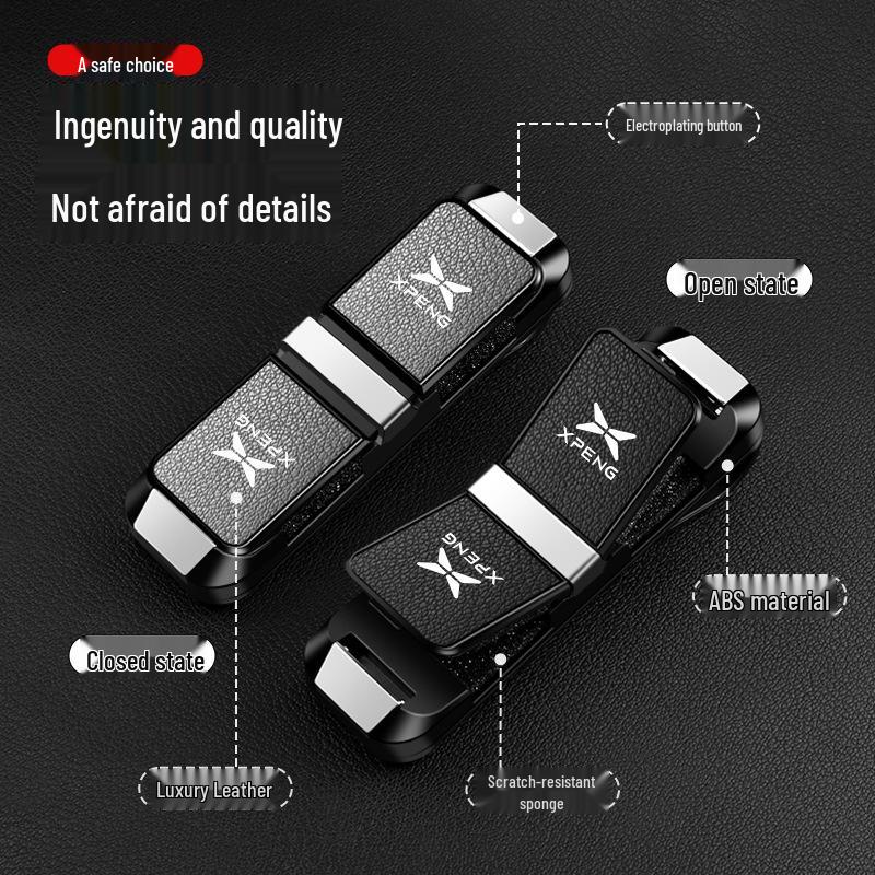 Xiaopeng G3i/G6/P7i High-End Sunglasses Storage Clip & Sun Visor Card Holder for 2023 Models