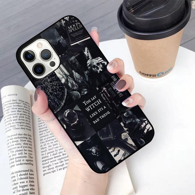 Чехол для телефона с рисунком ведьмы и колдовства Задняя крышка для iPhone 17 Air 16 15 14 13 11 12 Pro Max Plus Чехол