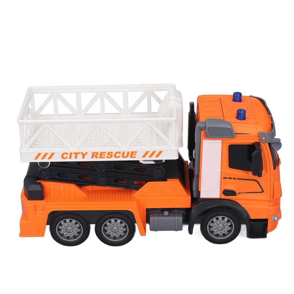 Электрический подъемный автомобиль с дистанционным управлением, 11-канальный, стимулирующий, музыкальный, световой, подъемный инженерный автомобиль для