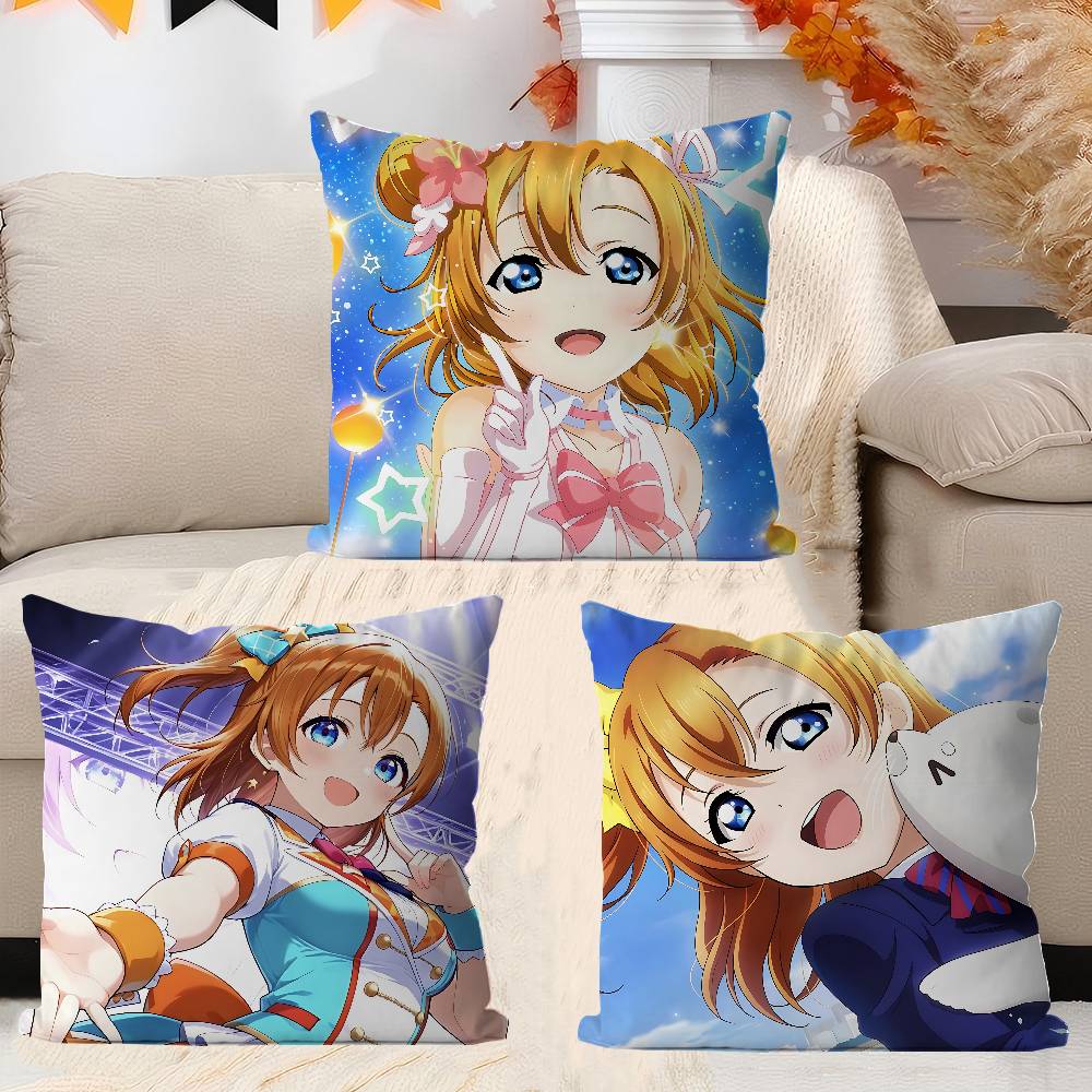Аниме Love Live Косака Хонока Наволочки Домашнее Постельное Белье Декоративная Наволочка Свадебная Супер Мягкая Наволочка