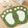 Нескользящий ковер для ванной комнаты с принтом ног, коврики для ванной, впитывающий коврик, напольный коврик, коврик для двери, кухонный коврик для двери, декор для ванной комнаты