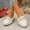 New Women Flats Comfy Casual Shoes Stylish Light Durable Breathable Loafers Slip-On Luxury Trend Classic Spring Female Sneakers