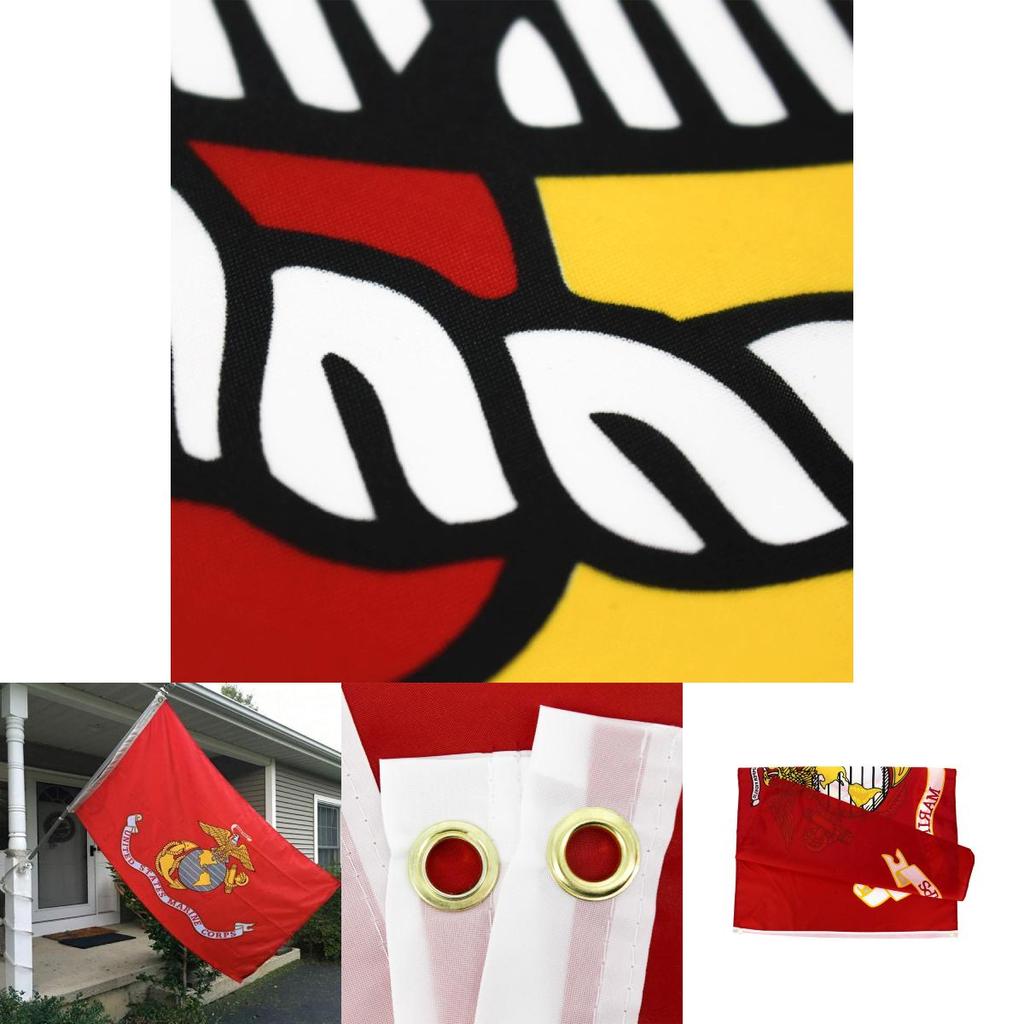 United States Marine Corps Banner Polyester Fabric For Home Use