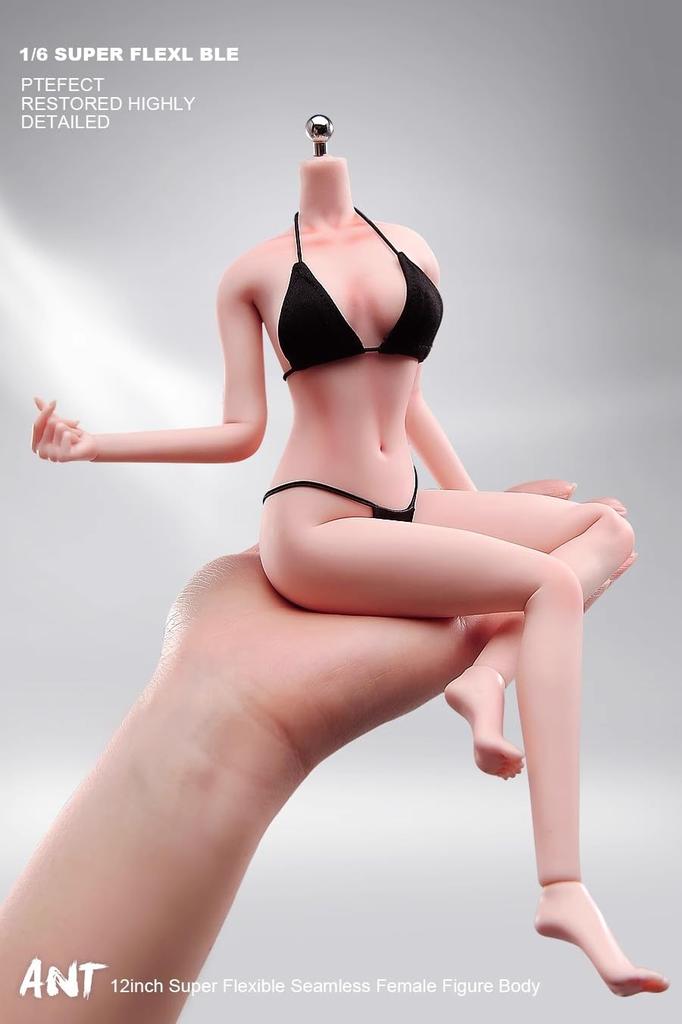 Toy Hobby Scale Action Figure ANT YCL001 Simple Skin Makeup Painted Version Super Flexible Seamless Body No Clothes Female Body Pearl White