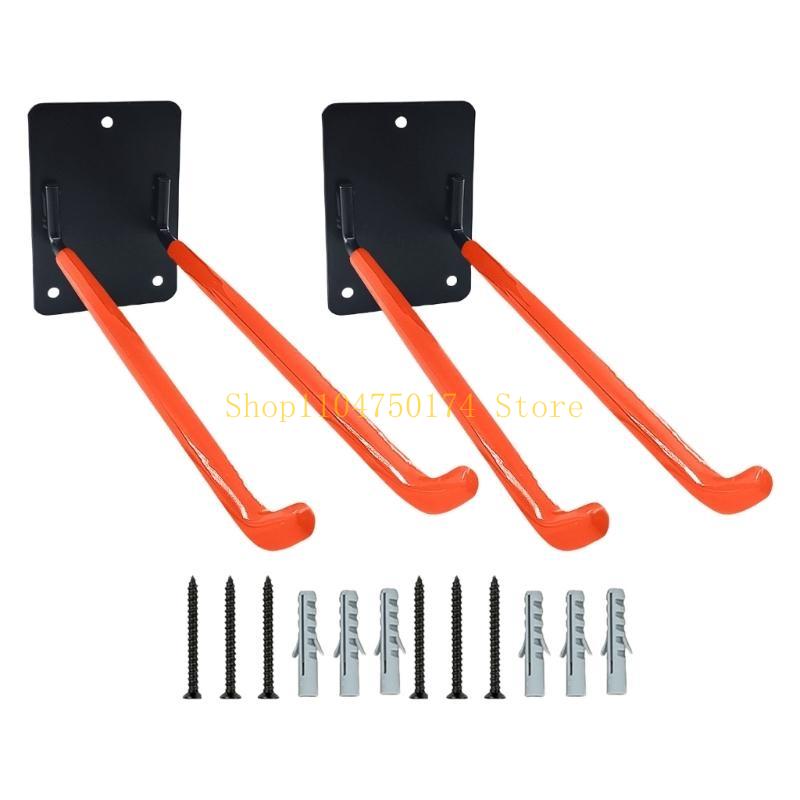 Double Hook Design 10Inch Wall Hooks Heavy Duty Hangers for Ladders Strollers top sale