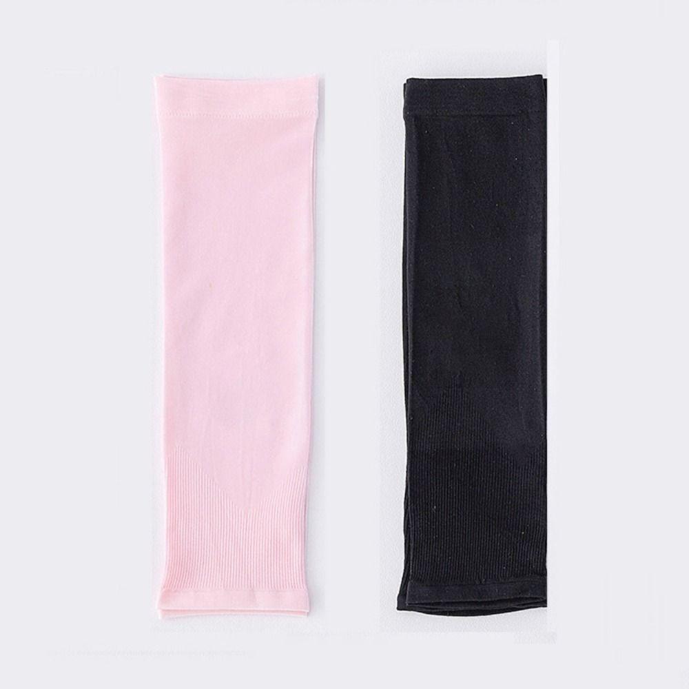 Ice Silk Fingerless Sleeve Sun Protective Summer Arm Sleeve Children Ice Sleeve Outdoor