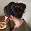 Sweet Wash Face Hair Band Wide Side Hair Accessories French Polka Dots Headband  For Women Girls