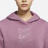 Nike Толстовки Женские Светло-Шелковичный Красный С Капюшоном Умеренная Обычная CU6622-533