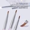 Nail Painting Uv Gel Drawing Embossing Brush Triangle Pen Aurora Pen Handle Manicure Dotting Builder Tool For Nail Salon