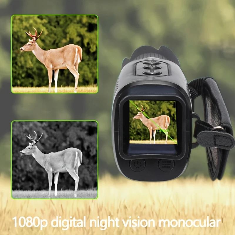 1080P HD Telescope Night Vision Binocular Device 5X Binocular Day Night Use Photo Video Taking Digital Zoom For Hunting