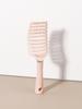 Curling brush - ergonomic handle, hollow design, durable rubber bristles, suitable for all types of hair