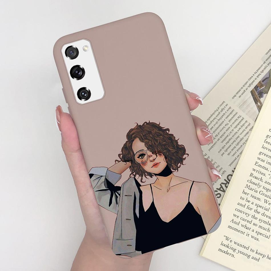 Case for Fundas Samsung Galaxy S20 FE S 20 FE S20FE Case Samsung S20 FE Phone Silicone Flower Cute Soft Back Cover Cases Bumper