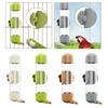200ml Automatic Bird Water Feeder Detachable Leak Proof Parrot Drinking Fountain Top Fill Transparent Automatic Drinking Bottle