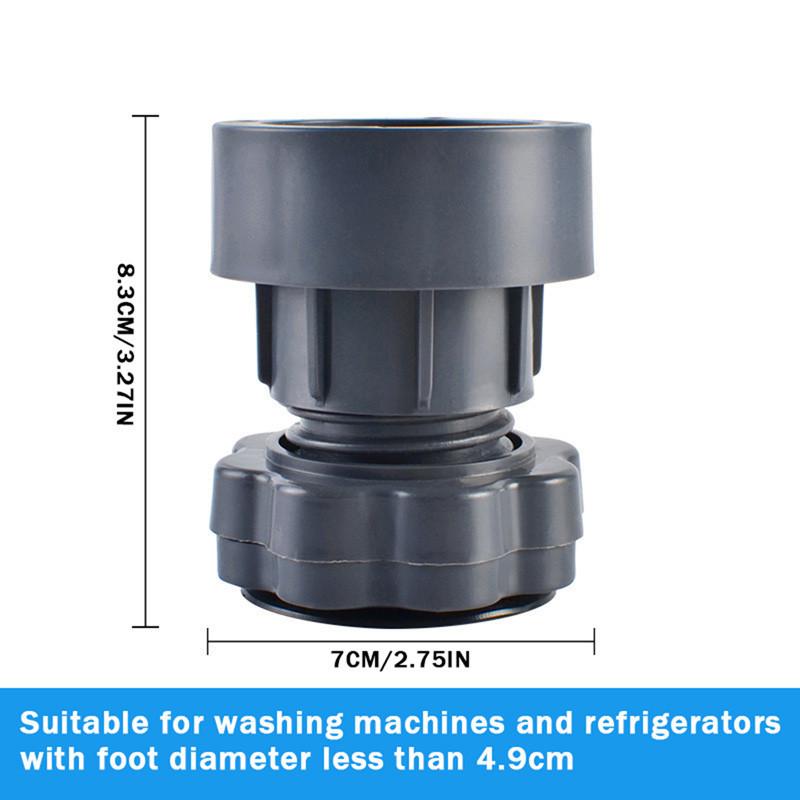 4шт. Подставка для ног стиральной машины, нескользящая, поддерживающая, амортизаторы, усиленный кронштейн, шумопоглощающая, амортизирующая накладка